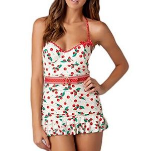 Juicy Couture Pin-Up Cherry One Piece Swimsuit